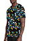 Cherokee Licensed Men's Print V-Neck Top in Digital Mickeyp