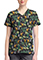 Cherokee Licensed V-Neck Top Unisex in Forest Royalty