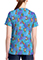 Cherokee Licensed V-Neck Top Unisex in Bouncy Brush