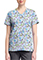 Cherokee Licensed V-Neck Top Unisex in Groovy Snoopy