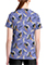 Cherokee Licensed V-Neck Top Unisex in True Pathways