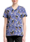 Cherokee Licensed V-Neck Top Unisex in True Pathways