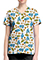 Cherokee Licensed V-Neck Top Unisex in Crunches