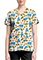 Cherokee Licensed V-Neck Top Unisex in Crunches