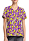 Cherokee Licensed Print Unisex V-Neck Top in Tropical Tweety