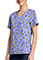 Cherokee Licensed Print Unisex V-Neck Top in Woodstock Communityp