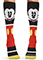 Cherokee Legwear Men's Compression Socks in Happy Go Mickey