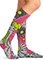 Cherokee Legwear Women's Compression Socks in Flower Tinker Bell