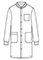 Cherokee Workwear Revolution Unisex Snap Front Lab Coat
