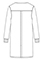 Cherokee Workwear Unisex 40 Snap Front Lab Coat