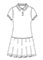 Classroom Uniforms Girl's Short Sleeve Pique Polo Dress