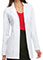 Dickies EDS Women White 30 inches Notch Lapel Lab Coat