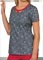 Dickies Women's Bug Me A Dot Junior Fit Round Neck Printed Scrub Top