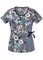 Dickies Spring Into It Junior Fit Round Neck Printed Scrub Top