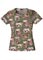 Dickies EDS Women's Care Journal Junior Fit Round Neck Scrub Top