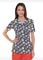 Dickies Women's Owl Be Your Friend V-Neck Printed Scrub Top
