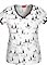 Dickies Women's Pawsitive Attraction V-Neck Printed Scrub Topp