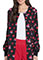 Dickies Women's Be-Cause Of You Prints Snap Front Warm-Up Jacket