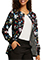 Dickies Women's Different Tune Prints Snap Front Warm-Up Jacket