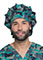 Dickies Unisex Crosshatch Camo Print Bouffant Scrub Hat