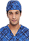 Dickies Unisex Painterly Plaid Print Scrubs Hat