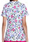 Dickies Women's Squares And Spots Print V-neck Scrub Top