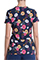 Dickies Women's Floral Throwback Prints V-Neck Top