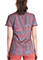 Dickies Prints Women's V-Neck Print Top in Fair Isle Patch