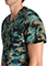 Dickies Prints Men's V-Neck Print Top in Extreme Camo Bronze