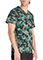 Dickies Prints Men's V-Neck Print Top in Extreme Camo Bronze