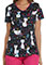 Dickies EDS Women's Pretty Little Kitty Printed V-Neck Top