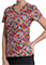 Dickies Women's Stay On Tropic Print V-Neck Top