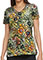 Dickies Women's Prowling Petals Printed V-Neck Top