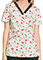 Dickies Everyday Scrubs Signature Women's Nuts About Nutrition Printed V-Neck Scrub Top