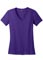 District Made  - Ladies Perfect Weight  V-Neck Tee. DM1170Lp