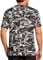 District Made  Mens Perfect Weight  Camo Crew Tee. DT104C
