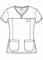 Grey's Anatomy Junior Fit Three Pocket V-Neck Scrub Top