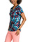 Grey's Anatomy Women's Ella Spring Meadow Print Scrub Top