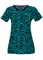 HeartSoul Women's After Your Heart Teal V-Neck Topp