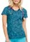 HeartSoul Women's Heart To Beat Pool Party V-Neck Scrub Top