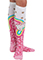 Heartsoul Women's Support Socks in Hello Rainbow