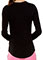 HeartSoul Womens Long Sleeve Solid Underscrub Knit Tee