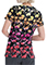 HeartSoul Women's Dip Dye Floral Prints V-Neck Top