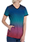 HeartSoul Women's Colorful Check Print V-Neck Top
