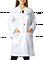 Heedfit Unisex Classic Long White Lab Coat