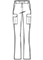 Healing Hands HH QUEST Women's Pocket Straight Leg Pant