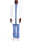 Healing Hands Men's Dental Lab Coat in White