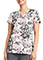 Healing Hands HH QUEST Amanda Women's Peaceful Posies Print Scrub Top