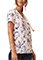 Healing Hands HH QUEST Amanda Women's Watercolor Botanical Print Scrub Topp