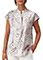 Healing Hands HH QUEST Women's Journey Nature's Reflection Print Scrub Top